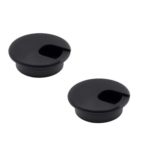 2 Pcs 1-1/2 Inch Desk Cord Grommets, White Plastic Desk Hole Cover Cable Wire Grommet Computer Table Cord Wire Organizer in Saudi Arabia
