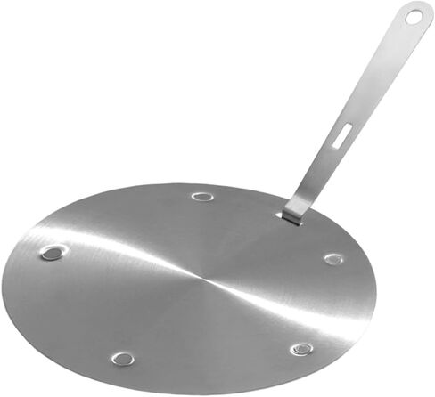 لوحة الحث الحراري مع مقبض قابل للإزالة لوازم المنزل المحمولة المصنوعة من الفولاذ المقاوم للصدأ للطهي لوحة توصيل متساوية، قطر 24 سم in Kuwait