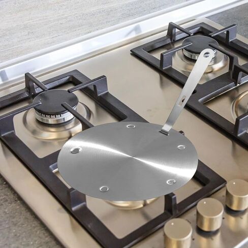 لوحة الحث الحراري مع مقبض قابل للإزالة لوازم المنزل المحمولة المصنوعة من الفولاذ المقاوم للصدأ للطهي لوحة توصيل متساوية، قطر 20 سم in Kuwait