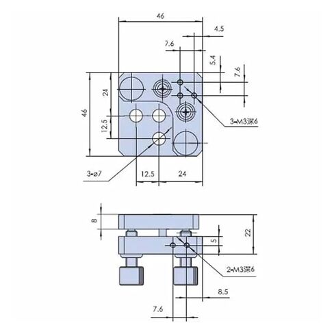 طاولة إمالة يدوية دقيقة (محورين) PQ220-5L in Saudi Arabia