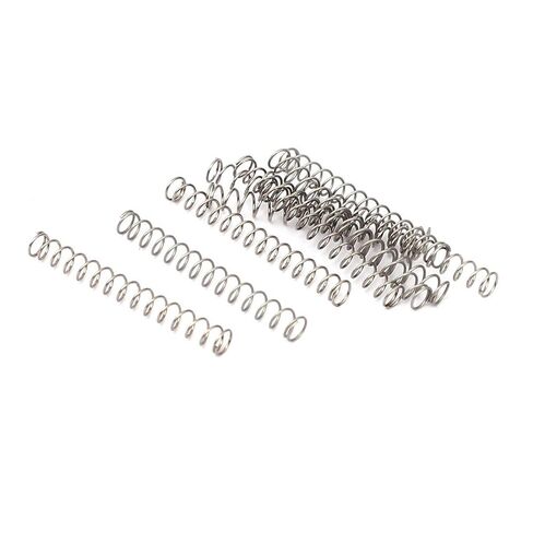 TOP-Vigor 10Pcs Compression Spring 3mm OD 0.3mm Wire Size, 25mm Free Length, Stainless Steel Extension Spring for Repairing Furniture, Toys, Cars, Mechanical and Electrical Devices in Saudi Arabia