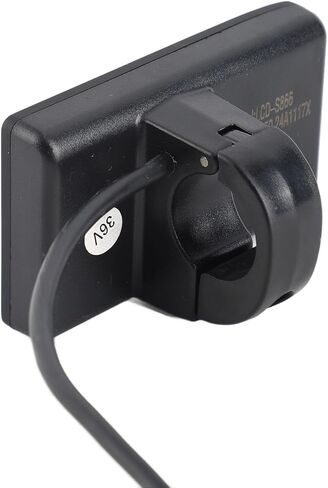 S866 دراجة كهربائية عرض LCD متر، عداد السرعة، عداد المسافات، 24 فولت 36 فولت 48 فولت لوحة تحكم سكوتر كهربائي مع قابس SM لمقود 0.9 بوصة أسود in Kuwait