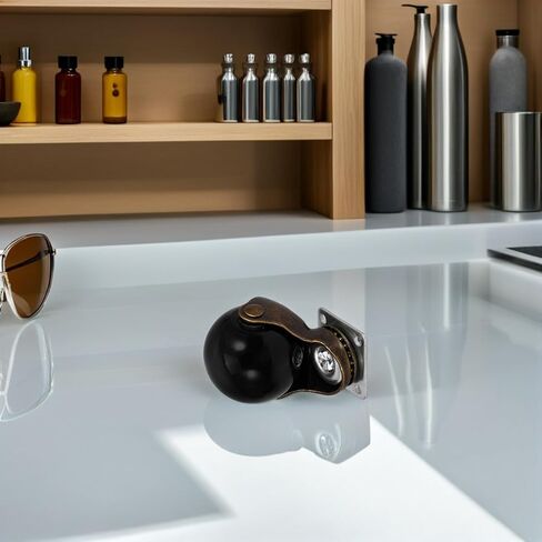 4 قطع من Ciieeo عجلات كروية دوارة صامتة شديدة التحمل مقاس 5 سم مع فرامل، عجلات بديلة للأثاث بقاعدة مسطحة برونزية عتيقة للعربات الطبية وطاولات الشاي ومقاعد العمل in Kuwait