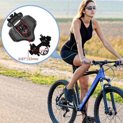 Bike Seat with Backrest - Oversized Bicycle Saddle with Back Support, Wide Bike Padded PU Cushion Saddle, Universal Saddle Replacement for Tricycle, Height Adjustable, Black-Gray in Saudi Arabia