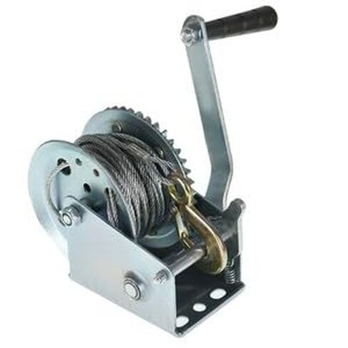 #US Hand Winch Crank Gear Winch, Heavy Duty, Up to 1200 lbs for Trailer, Boat or ATV in Saudi Arabia