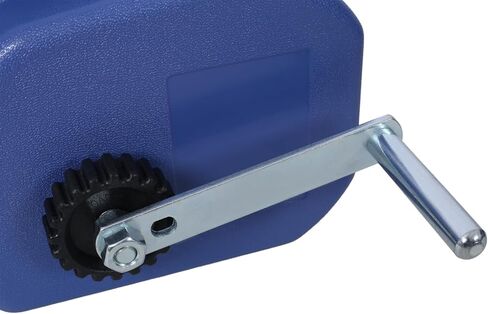 12V 3500lbs Trailer Winch with Manual Function - Blue Plastic Casing in Saudi Arabia
