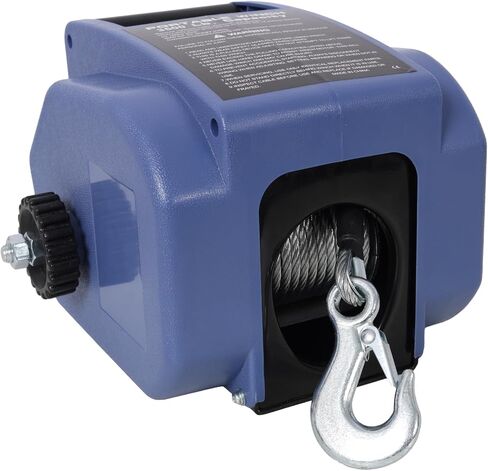 12V 2000lbs Trailer Winch with Wireless Remote Control - Marine & Boat Use in Saudi Arabia