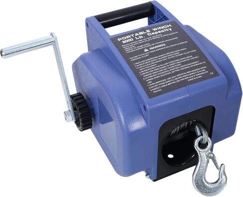 12V 2000lbs Trailer Winch with Wireless Remote Control - Marine & Boat Use in Saudi Arabia