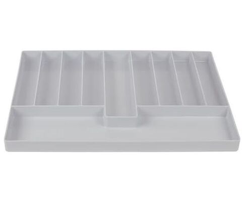 3/Pieces Dental 4/Section Large Drawer Organizer Tray, Dental Supply Cart Section Divided White Tray for Medical/Dental Supply in Kuwait
