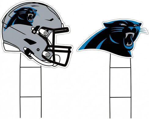 NFL Logo & Helmet 2 Pack Yard Sign Set in Kuwait