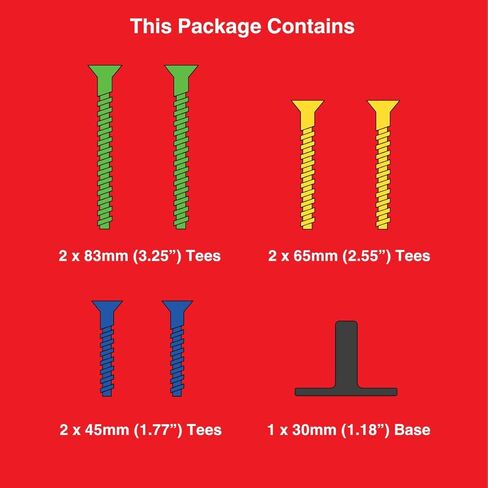 تي شيرتات جولف مرنة وقابلة للتعديل بارتفاع هامشي، لحصائر الجولف وأجهزة المحاكاة، ارتفاع ثابت، تي شيرت لنطاق القيادة، ملحقات التدريب الداخلي والخارجي، بلاستيك ومطاط (قاعدة واحدة و6 تي شيرتات) in Kuwait
