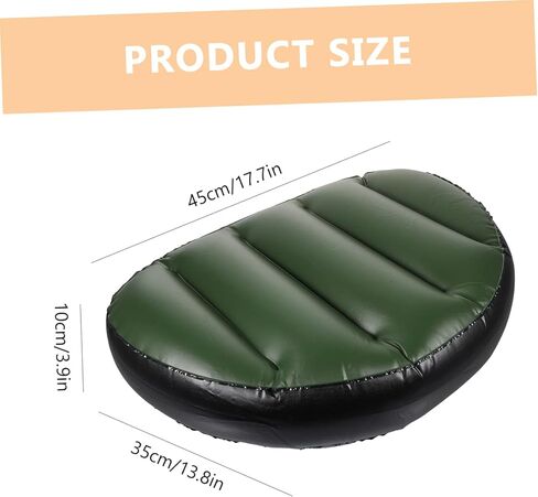 Totority Inflatable High Resilience Seat Pad for Boat and Drifting Breathable Outdoor Cushion Compact and Lightweight Design for Comfortable Seating During Water Sports Activities in Saudi Arabia