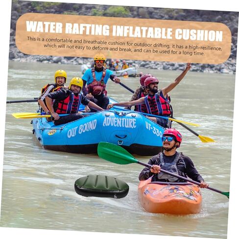 Totority Inflatable High Resilience Seat Pad for Boat and Drifting Breathable Outdoor Cushion Compact and Lightweight Design for Comfortable Seating During Water Sports Activities in Saudi Arabia