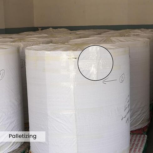 TAPEBEAR Clear Filament Duct Tape 2" x 60Yards, Fiberglass Reinforced Two-Way Strapping Tape, Bi-Directional 5.5Mil Thick Heavy Duty Waterproof for Palletizing, Bundling, Shipping, Moving, 6Rolls in Saudi Arabia