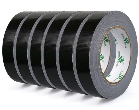 Duct Tape Heavy Duty - Tape Duct 1 Inches x 30 Yards 6 Pack, 8.27 mil, Strong, Flexible, No Residue, All-Weather and Tear by Hand - for Repairs, Industrial, Professional Use (White) in Saudi Arabia