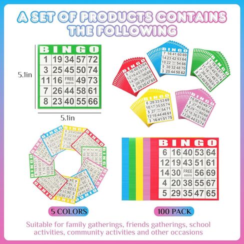 Thyle 625 Pieces Bingo Game Set Include Rolling Cage Storage Tray 75 Bingoballs 500 Bingo Cards and Colored Markers for Large Groups, Parties, Family Gathering Activity, Game Night in Saudi Arabia