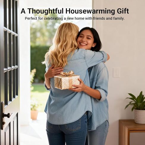 Housewarming Gifts for New Home – DIY Label Candle for Homeowners, First Apartment & Realtor Closing Gift – Customizable Funny Jar Candle, Gift Ready in Saudi Arabia