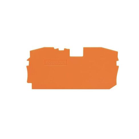 2pcs WAGO 2016-1292 End and Intermediate Plate 1.0 mm Wide Orange ​New in Kuwait
