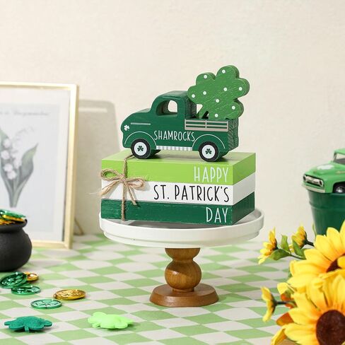 ديكور طاولة الخريف، ديكور صينية متدرجة الخريف، علامات سقوط خشبية لبيت المزرعة مع كومة كتب، ملحقات بار القهوة، ديكورات للمنزل، غرفة النوم، غرفة المعيشة، الرف وديكور الوشاح in Kuwait