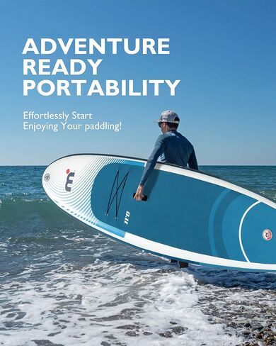 Mistral Stand Up Paddle Board, 11'x31''x6'' Inflatable SUP Yoga & Pilates Kayaking Boards, Stable and Lightweight Paddleboard for All Skill Levels, with SUP Accessories for Adults & Youth in Kuwait