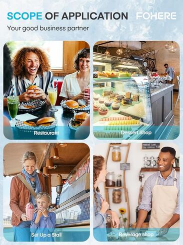 Snowflake Ice Machine Commercial 176LBS/24H, Stainless Steel Ice Shaver Machine Electric Snow Cone Machine, 100-Speed Adjustable, Ice Cream Equipment Dessert Shop Equipment in Kuwait