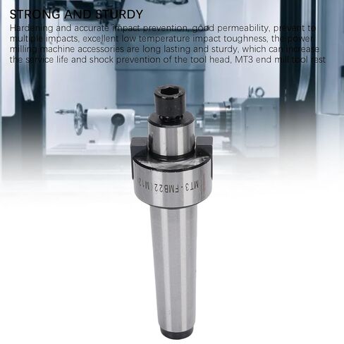 Luocute Face End Mill، MT3-FMB22 قضيب تمديد ساق مستقيم 400R 50 22 رأس قطع الطحن مع 10 قطع APMT1604 شفرات CNC، مطاحن نهاية دائرية للزاوية in Saudi Arabia