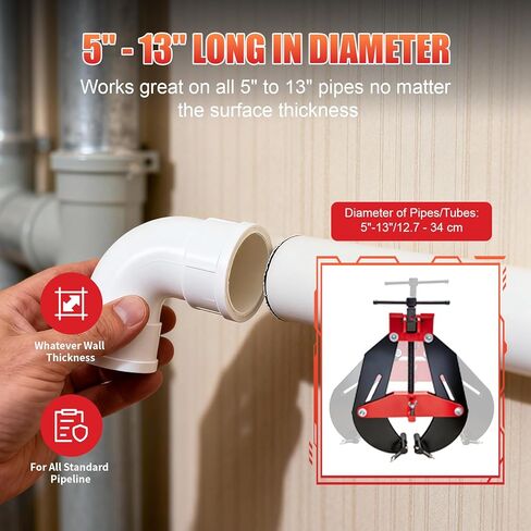 مشبك محاذاة الأنابيب شديد التحمل من 5 إلى 13 بوصة، مشبك لحام احترافي مع إصدار سريع in Kuwait