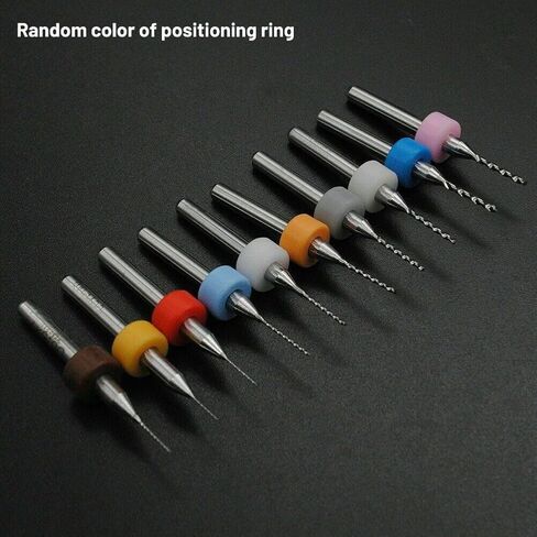 MiniDrill Bits 10pcs Carbide MicroDrill Bit Set 0.3-1.2mm MicroDrill Bit for PCB CNC Engraving and Metal Work (1 Piece Set) in Saudi Arabia