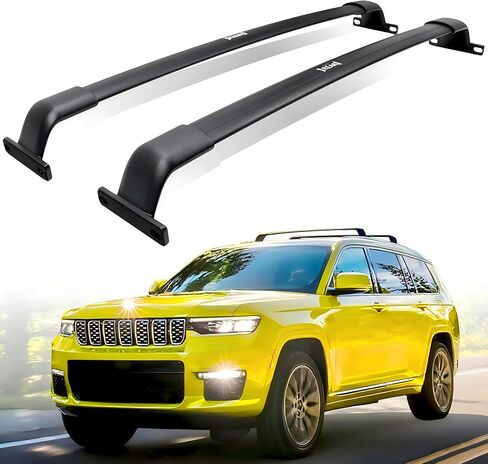 Heka 260 رطلاً على رفوف السقف المتقاطعة مناسبة لـ Grand Cherokee L 2021-2025 و Grand Cherokee WL 2022 2023 2024 2025. in Kuwait