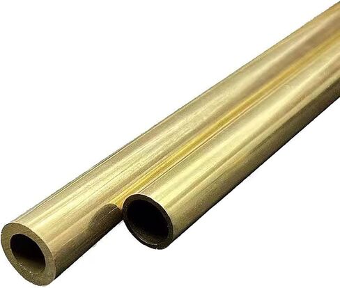 2pcs 300mm Brass Tube 0.5mm Wall Thickness Straight Brass Modeling Rods for Precision Application(OD 19 x ID 18mm) in Kuwait