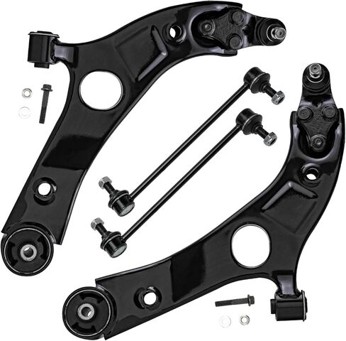 Detroit Axle - Front Lower Control Arms Kit for 2012-2014 Hyundai Sonata, 2012-2015 Kia Optima, 2 Lower Control Arms w/Ball Joint, 2 Sway Bar Links Replacement in Saudi Arabia