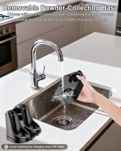 Electric Salt and Pepper Grinder Set - 6 Adjustable Coarseness, One-Handed Operation Design - Automatic Salt and Pepper Shakers with Rechargeable Base, Larger Capacity - for Kitchen, BBQ, Gift in Saudi Arabia