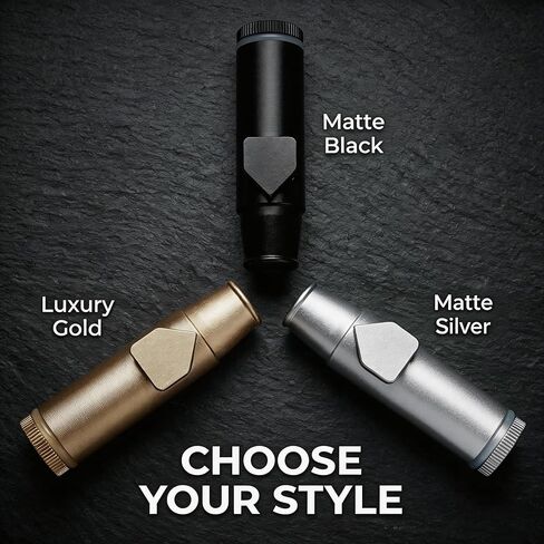 زجاجة OakMsOik OMO الجيل الثاني المقاومة للتسرب من SnufBullet Spice and Sweetener، محمولة للسفر للاستخدام في المطبخ فقط (ألومنيوم مؤكسد) in Kuwait