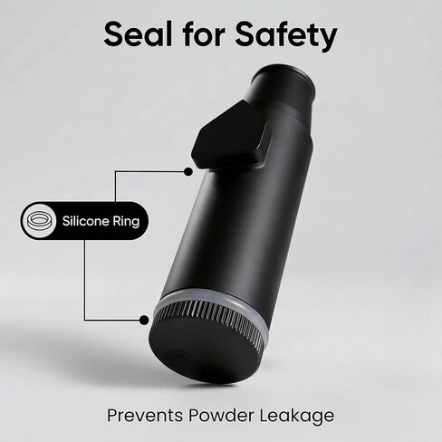 زجاجة OakMsOik OMO الجيل الثاني المقاومة للتسرب من SnufBullet Spice and Sweetener، محمولة للسفر للاستخدام في المطبخ فقط (ألومنيوم مؤكسد) in Kuwait