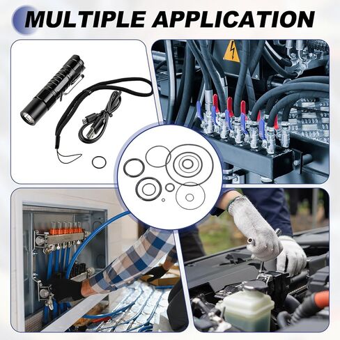 uxcell 20Pcs AS-037 O-Rings, Nitrile Rubber O-Rings 2-1/2" ID 2-5/8" OD 1/16" Width for Faucet Plumbing Machine Sealing Automotive Repair, Tail Cap Assembly, 70 Durometer, Black in Saudi Arabia