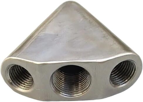 فوهة تنظيف من الفولاذ المقاوم للصدأ 316 V-55 V-66 1/4 بوصة أنثى على شكل حرف V من الفولاذ المقاوم للصدأ فوهة بثلاثة فتحات 6000 رطل لكل بوصة مربعة (60 ملم) in Kuwait