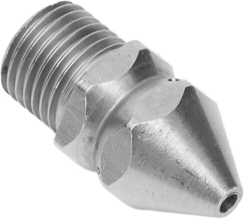 Pipe Cleaning Nozzle G1 / 4in Male Thread Stainless Steel, 4Hole Sewer Drain Jet - High Pressure 250 Bar, Durable Rust Proof, Ideal for Pipeline and Sewer Cleaning in Saudi Arabia
