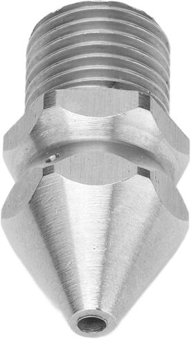 Pipe Cleaning Nozzle G1 / 4in Male Thread Stainless Steel, 4Hole Sewer Drain Jet - High Pressure 250 Bar, Durable Rust Proof, Ideal for Pipeline and Sewer Cleaning in Saudi Arabia