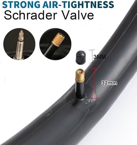 26" Bike Inner Tubes 26x1.5/1.75 Inch Replacement Bicycle Inner Tubes (1 PCS) Reliable 26 x 1.5-1.75 Inner Tubes AV 32MM Schrader Valve for City/Road/Mountain Scenarios Bike Tires in Saudi Arabia