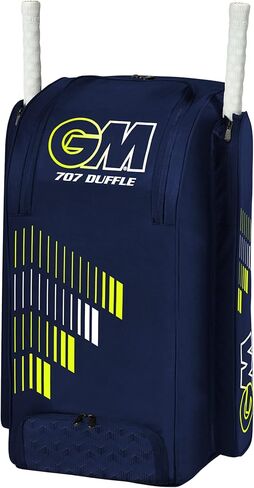 Gunn & Moore GM Cricket Duffle Duffel Bag | Tough 600 Denier Polyester | Small, Medium, Large or Extra Large | Blue, Blue & Red, Black & Blue or Black, Cyan & Fluro in Saudi Arabia