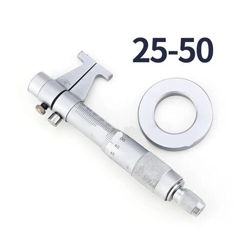 Three-Claw Inner Diameter Micrometer 1pcs Internal Micrometer Inside Measuring Tool Micrometric Gauge for Measurement Indoor Diameter Meter(25-50mm Inside) in Saudi Arabia