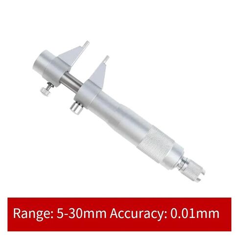 Three-Claw Inner Diameter Micrometer 1pcs Inner Diameter Micrometer 0-25 Inner Measuring Tool, high-Precision Instrument for Holes(5-30mm) in Saudi Arabia