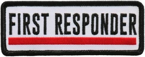 Hot Leathers PPL9744 4 Inch First Responder Red Line Patch - 4 Width x 2 Height Inches in Saudi Arabia