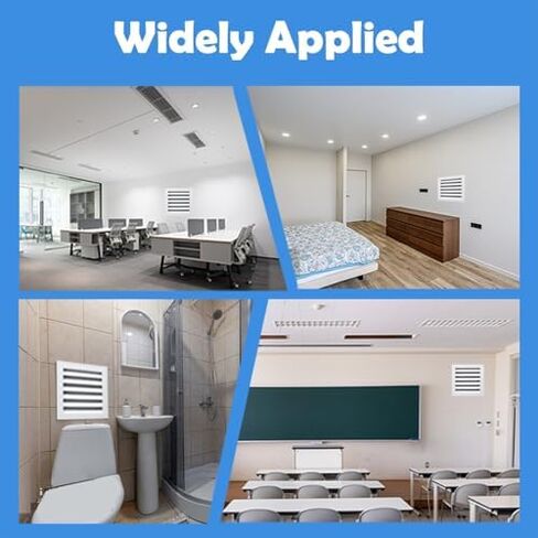 لوحة فحص من الألومنيوم الأبيض القوي قابلة للتخصيص - باب وصول معزز لأسلاك وكابلات السباكة (4x10 بوصة / 10x25 سم) - فتحة الوصول إلى الخدمة. in Kuwait