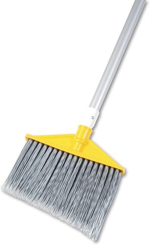 Rubbermaid 6385GRA Angled Broom, Gray Poly Bristles, 48-7/8-Inch Aluminum Handle in Saudi Arabia