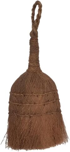 Palm Fiber Handheld Small Broom, Natural Bristle, Handmade Mini Fireplace Broom Brush in Saudi Arabia