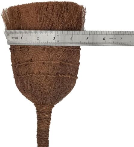Palm Fiber Handheld Small Broom, Natural Bristle, Handmade Mini Fireplace Broom Brush in Saudi Arabia