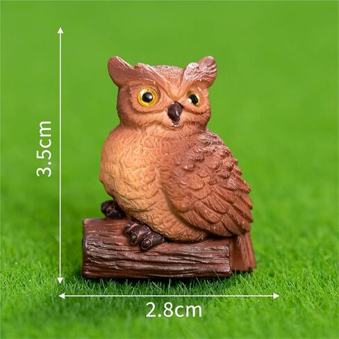 Cute Mini Creative Forest Animals, Gray Owls Hinge Heads Decorative Topper Set 3PCS, Home Decoration,Magnetic Hinge Head Toppers Door Hinge in Saudi Arabia
