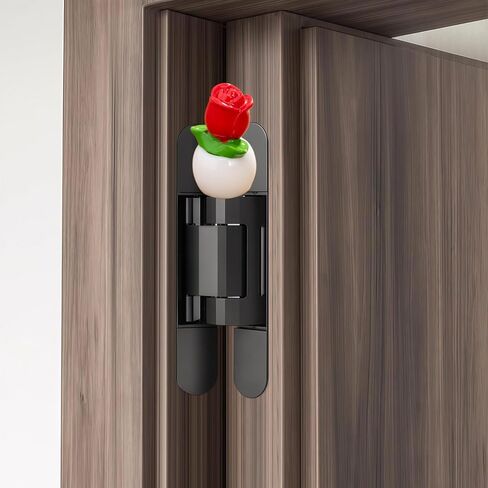 Cute Mini Creative Small Flower Potted Plant, Small Rose Hinge Heads Decorative Topper Set 6PCS, Home Decoration,Magnetic Hinge Head Toppers Door Hinge in Saudi Arabia