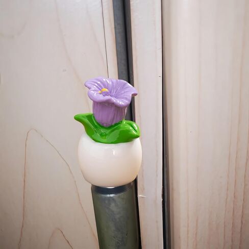 Cute Mini Creative Small Flower Potted Plant, Morning Glory Flower Hinge Heads Decorative Topper Set 6PCS, Home Decoration,Magnetic Hinge Head Toppers Door Hinge in Saudi Arabia